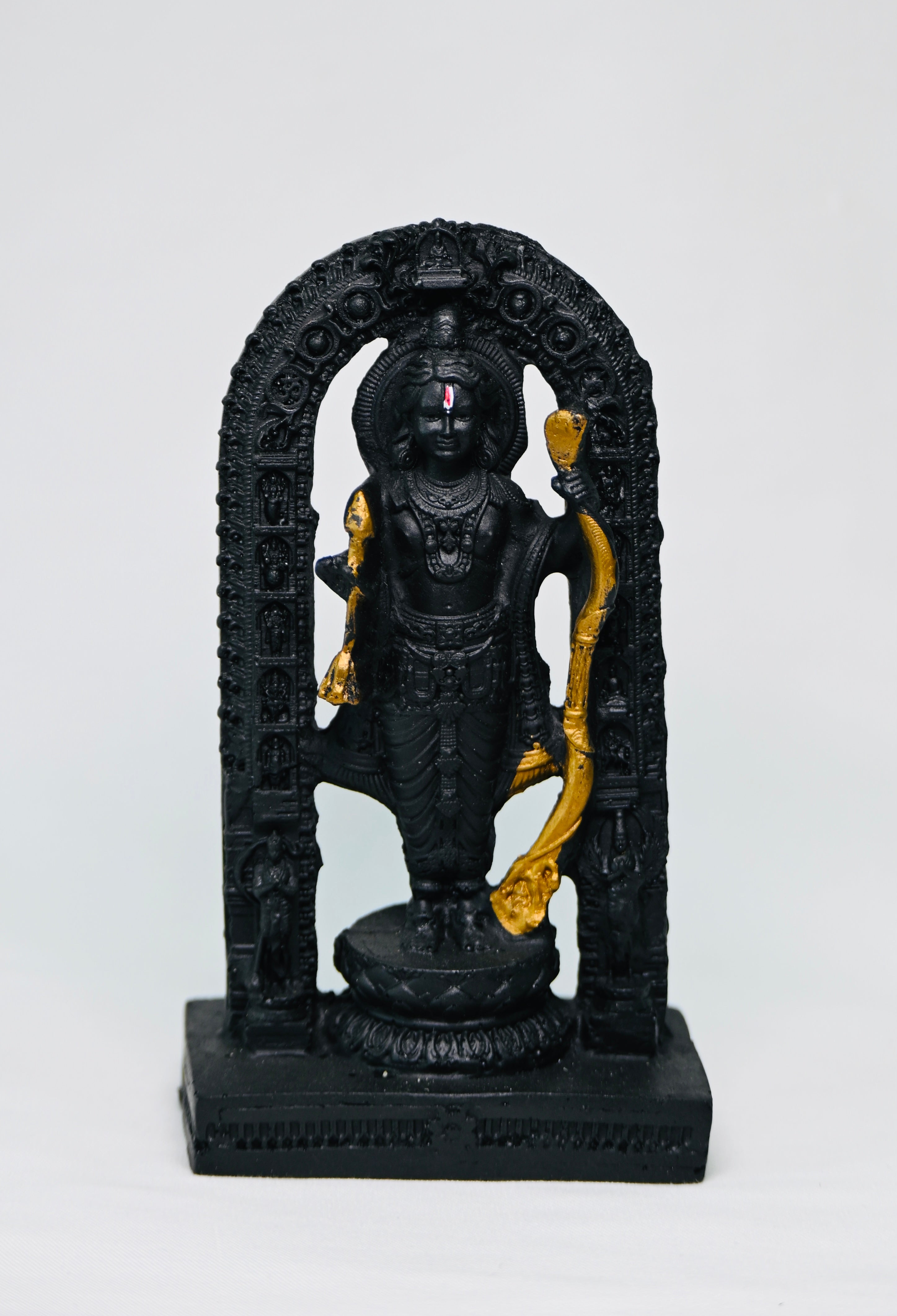 Handcrafted Premium Lord Ramlala Ji Miniature, Spiritual Idol for Car, Home, Gifts