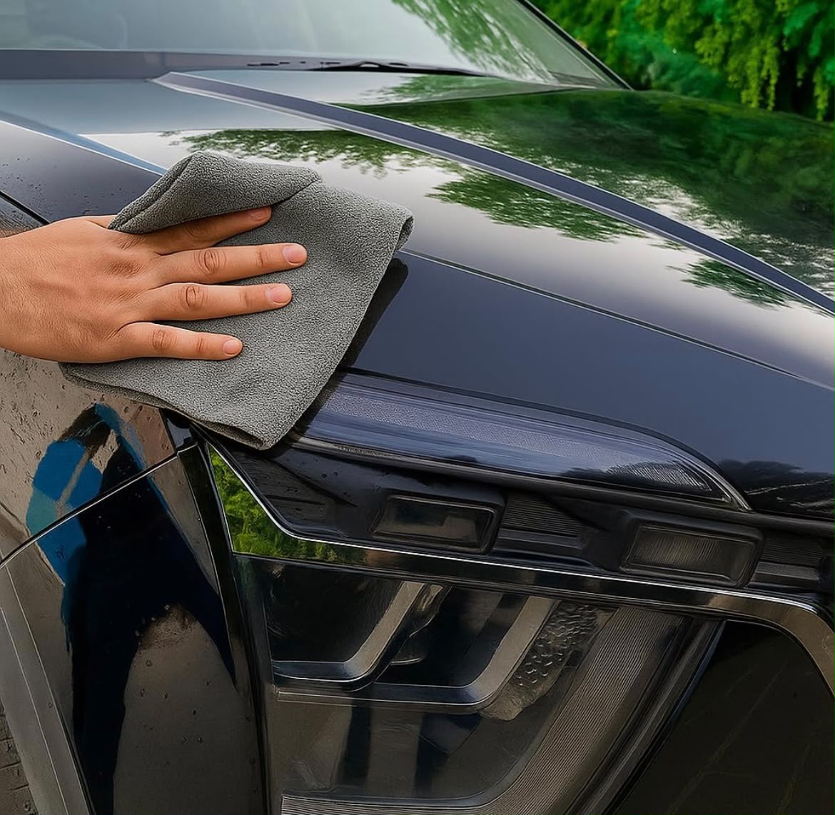 BLAKIA - Super Soft 600 GSM Microfiber Cloth for Car Drying