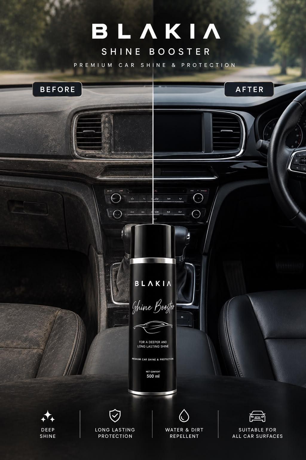 BLAKIA - Shine Booster Spray - 500 ml