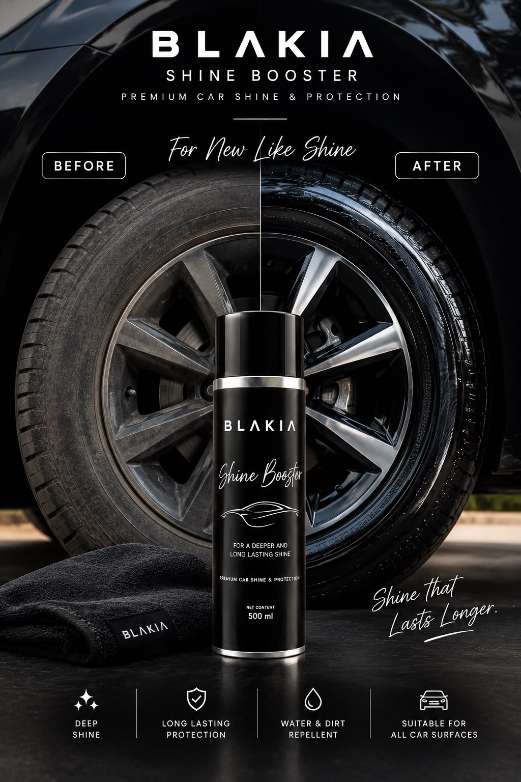BLAKIA - Shine Booster Spray - 500 ml