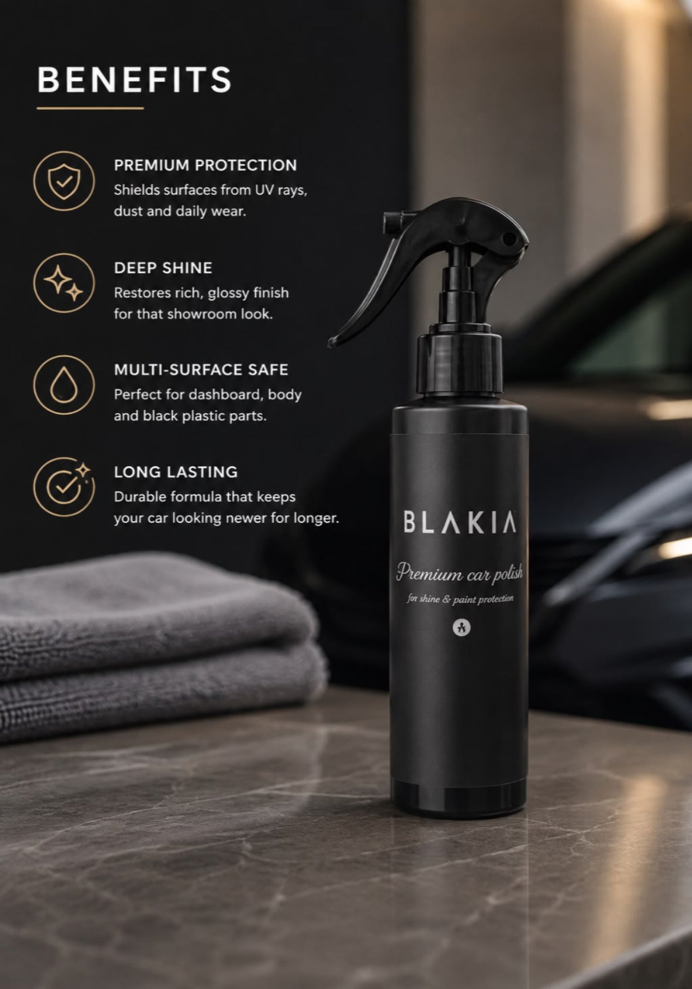 BLAKIA™ All-in-One Premium Car Polish - Pack of Two