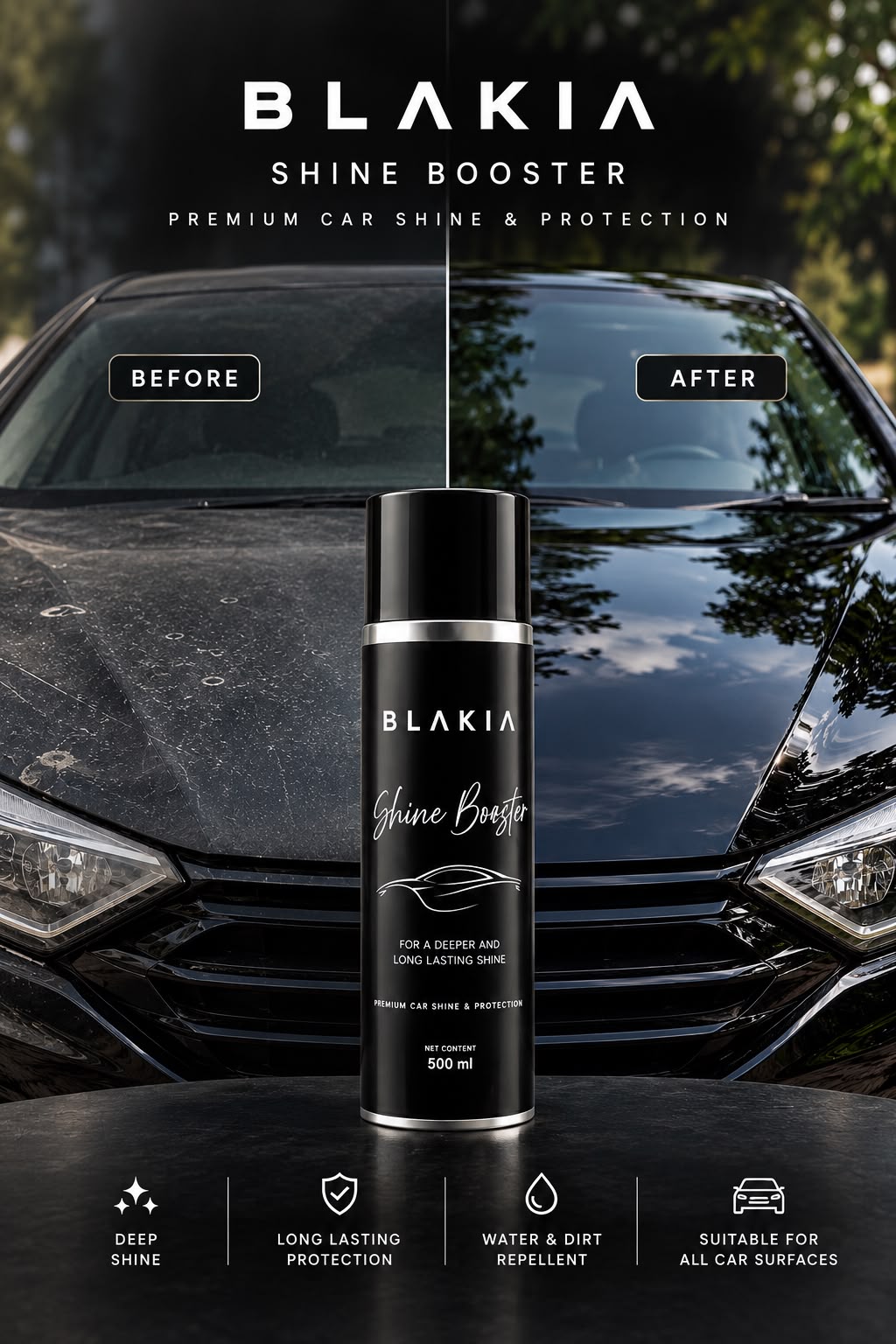 BLAKIA - Shine Booster Spray - 500 ml